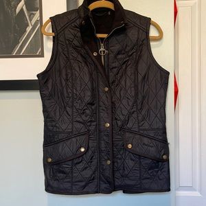 Barbour quilted zip and button vest - USA size 12